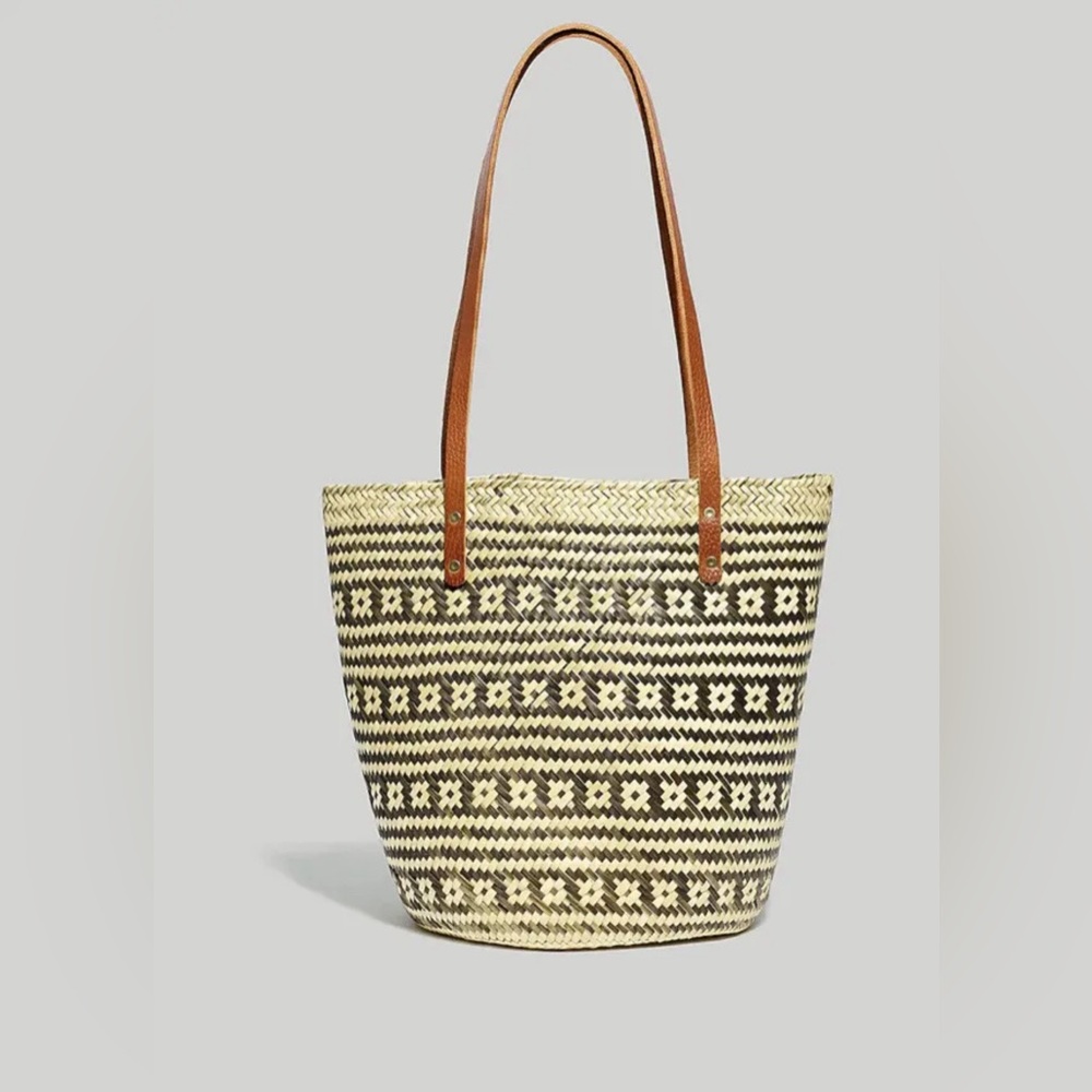 NWT Madewell x Tierra y Mano Baja Woven Basket Bag